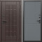 Входная дверь Termo-Door Виргиния Венге - Горизонт Grey софт