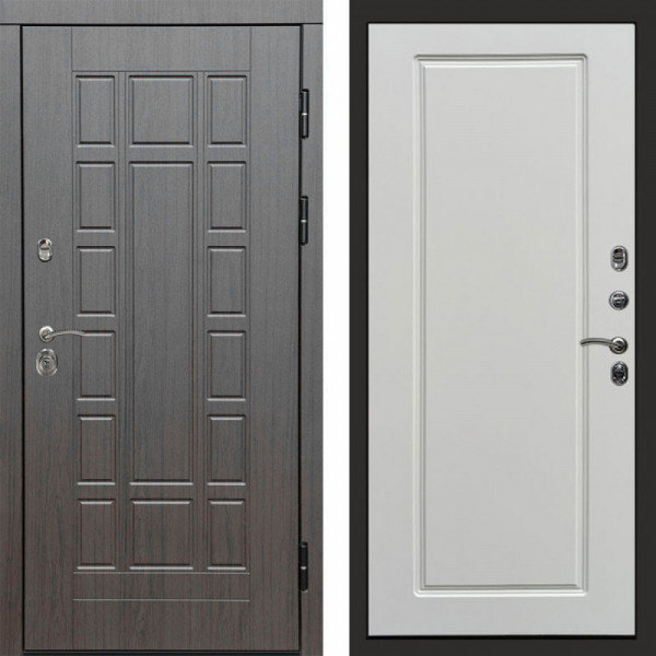 Входная дверь Termo-Door Виргиния Венге - Гранд Белый софт