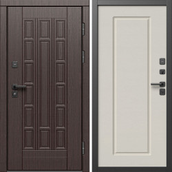Входная дверь Termo-Door Виргиния Венге - Гранд Слоновая кость