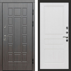 Входная дверь Termo-Door Виргиния Венге - Классика белое дерево