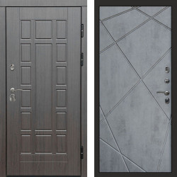 Входная дверь Termo-Door Виргиния Венге - Лучи бетон темный