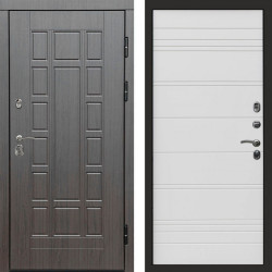 Входная дверь Termo-Door Виргиния Венге - Лучи White line