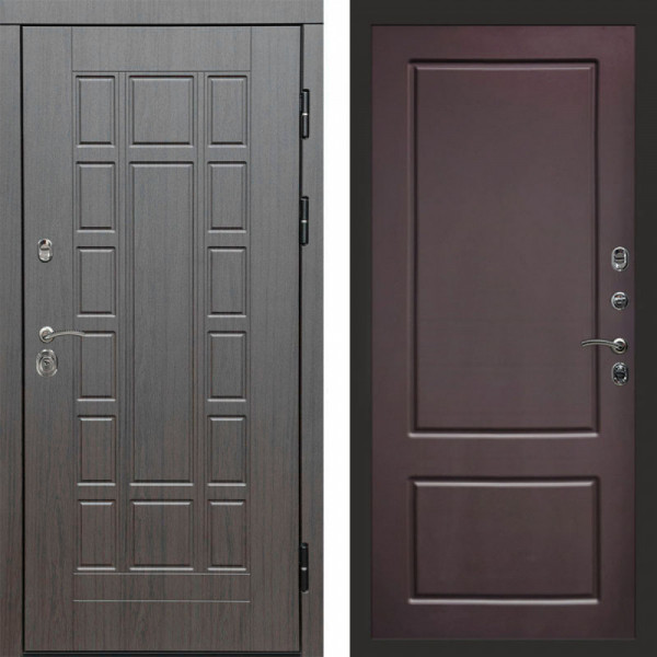 Входная дверь Termo-Door Виргиния Венге - Марсель Шоколад