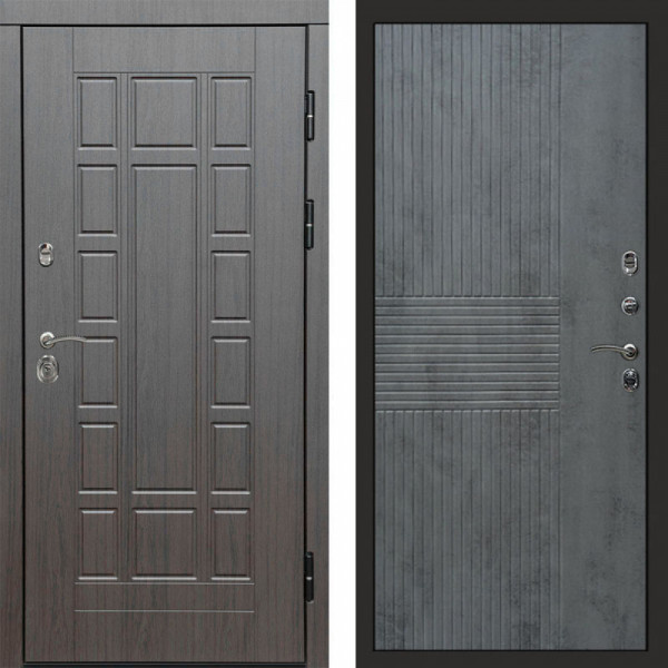 Входная дверь Termo-Door Виргиния Венге - Мастино Бетон темный