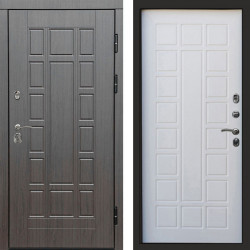 Входная дверь Termo-Door Виргиния Венге - Престиж белое дерево