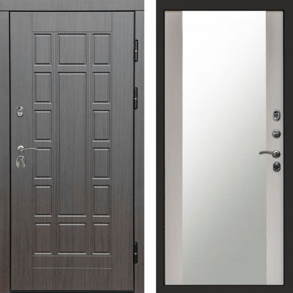 Входная дверь Termo-Door Виргиния Венге - Зеркало лиственница