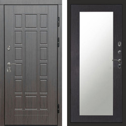 Входная дверь Termo-Door Виргиния Венге - Зеркало Триумф венге