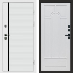 Входная дверь Termo-Door White Line - Арка белое дерево
