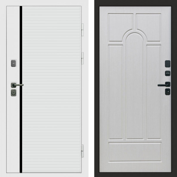 Входная дверь Termo-Door White Line - Арка лиственница