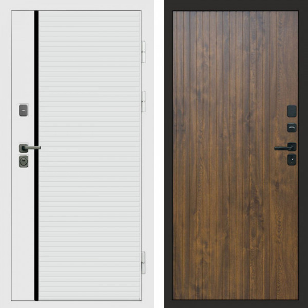Входная дверь Termo-Door White Line - Flat Дуб