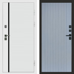 Входная дверь Termo-Door White Line - Flat Grey софт