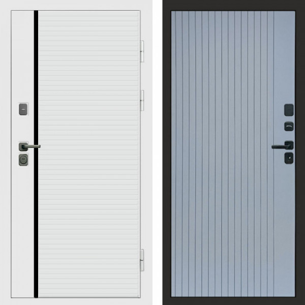 Входная дверь Termo-Door White Line - Flat Grey софт