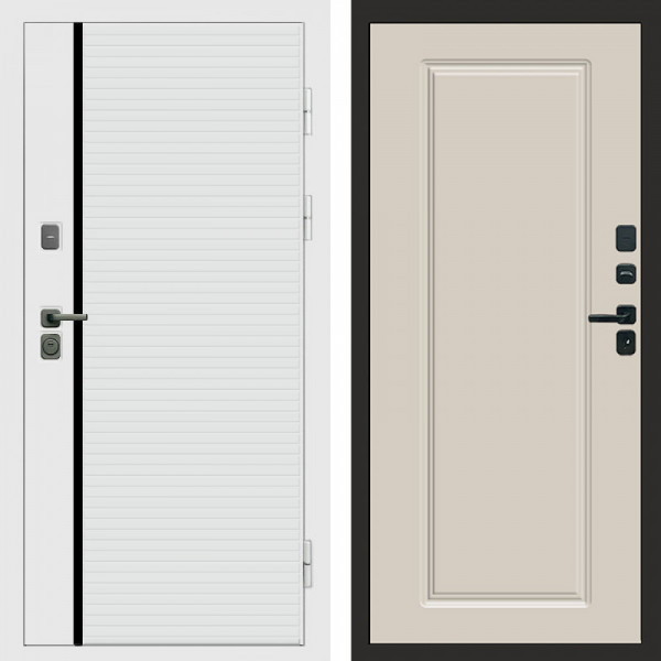 Входная дверь Termo-Door White Line - Гранд Слоновая кость