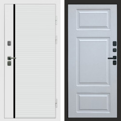 Входная дверь Termo-Door White Line - Лион Белый софт