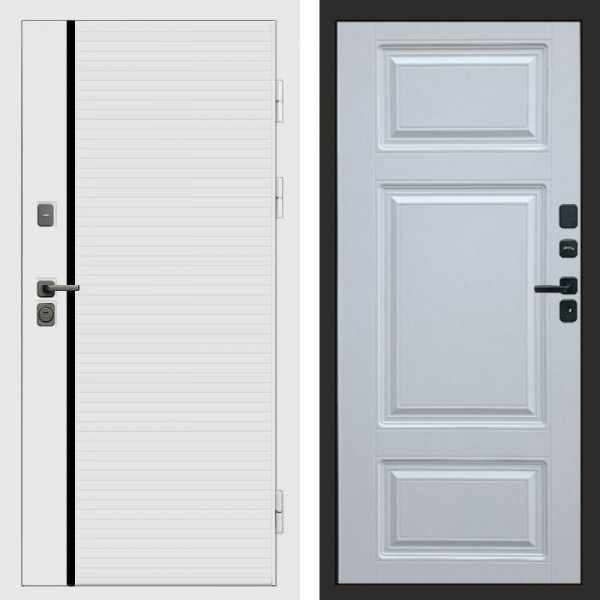 Входная дверь Termo-Door White Line - Лион Белый софт