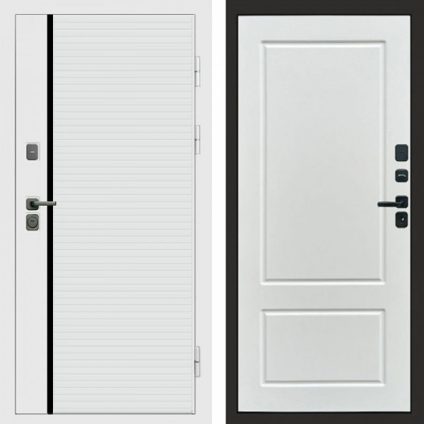 Входная дверь Termo-Door White Line - Марсель Белый софт