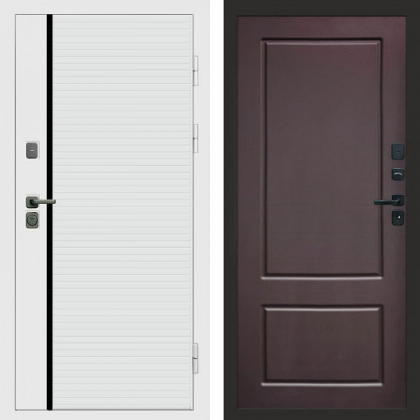 Входная дверь Termo-Door White Line - Марсель Шоколад