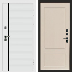 Входная дверь Termo-Door White Line - Марсель Слоновая кость