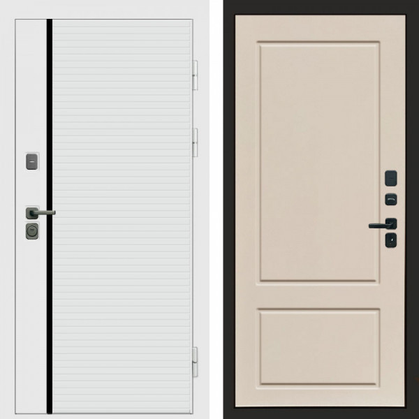 Входная дверь Termo-Door White Line - Марсель Слоновая кость