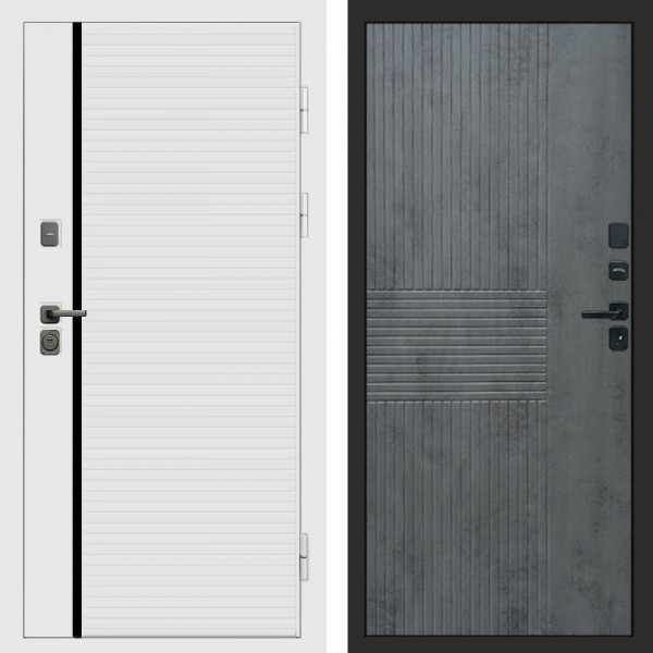 Входная дверь Termo-Door White Line - Мастино Бетон темный