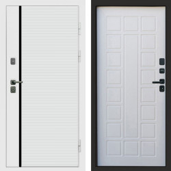 Входная дверь Termo-Door White Line - Престиж белое дерево