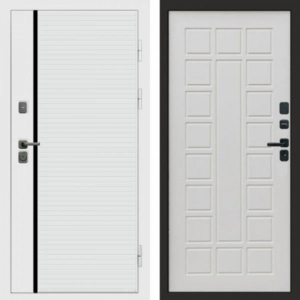 Входная дверь Termo-Door White Line - Престиж бежевый матовый