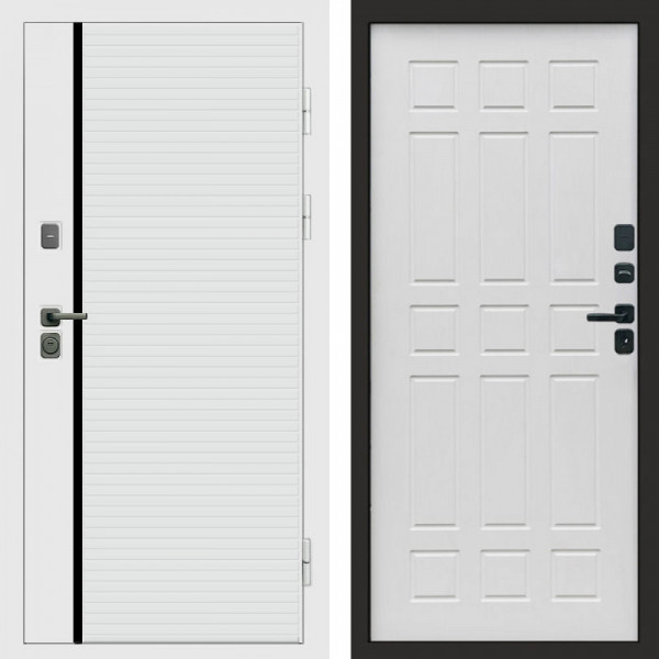 Входная дверь Termo-Door White Line - Спарта белое дерево