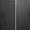 Входная дверь Termo-Door Смарт Блэк Лайн - Флэт Черный кварц