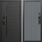 Входная дверь Termo-Door Смарт Блэк Лайн - Флэт Grey софт