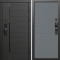Входная дверь Termo-Door Смарт Блэк Лайн - Горизонт Grey софт