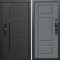 Входная дверь Termo-Door Смарт Блэк Лайн - Лион Grey софт