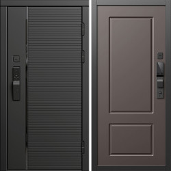 Входная дверь Termo-Door Смарт Блэк Лайн - Марсель Шоколад