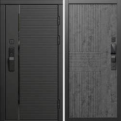 Входная дверь Termo-Door Смарт Блэк Лайн - Мастино Бетон темный