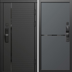 Входная дверь Termo-Door Смарт Блэк Лайн - Нео Графит