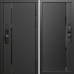 Входная дверь Termo-Door Смарт Блэк Лайн - Порте black