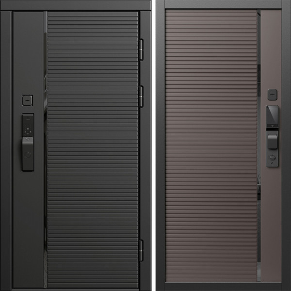 Входная дверь Termo-Door Смарт Блэк Лайн - Порте Шоколад