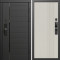 Входная дверь Termo-Door Смарт Блэк Лайн - Страйп Слоновая Кость
