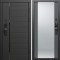 Входная дверь Termo-Door Смарт Блэк Лайн - Зеркало Grey Софт