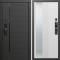 Входная дверь Termo-Door Смарт Блэк Лайн - Зеркало Люмис Белый Софт