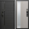 Входная дверь Termo-Door Смарт Блэк Лайн - Зеркало Люмис Капучино