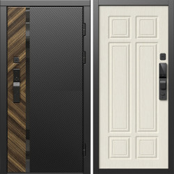 Входная дверь Termo-Door Смарт Браш - Без серии Лиственница премиум