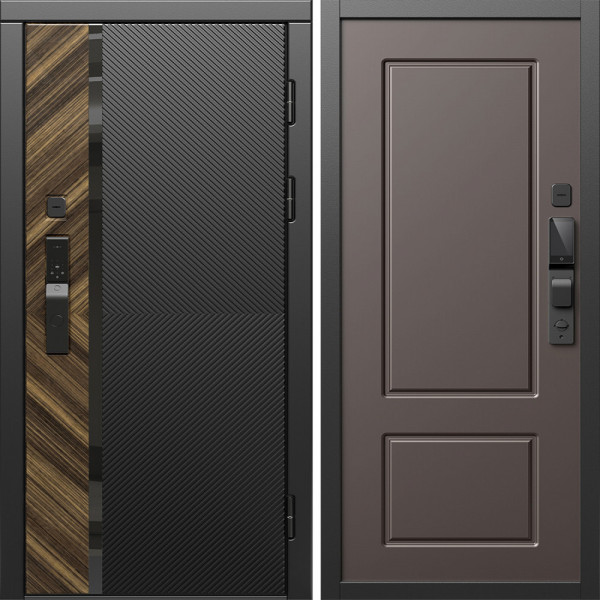 Входная дверь Termo-Door Смарт Браш - Марсель Шоколад