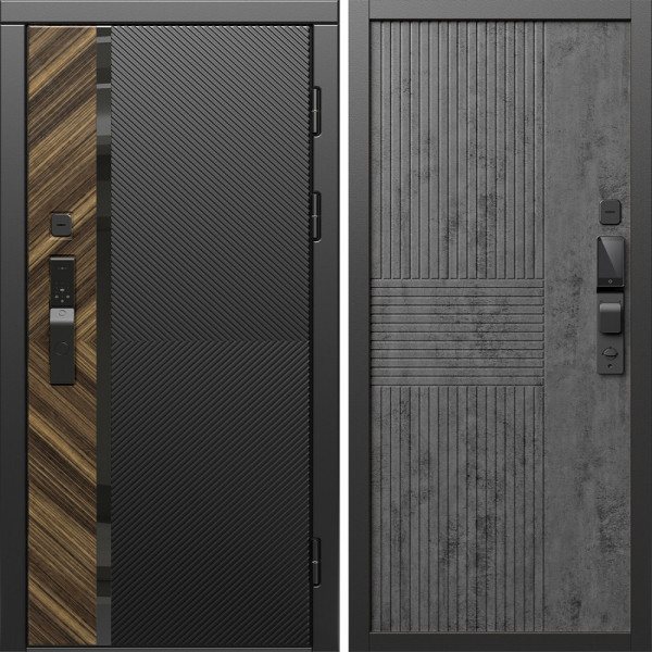 Входная дверь Termo-Door Смарт Браш - Мастино Бетон темный