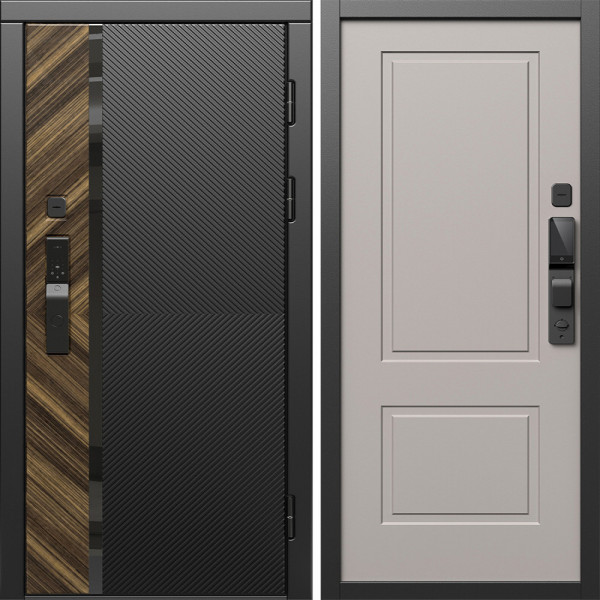 Входная дверь Termo-Door Смарт Браш - Нео Классика Капучино