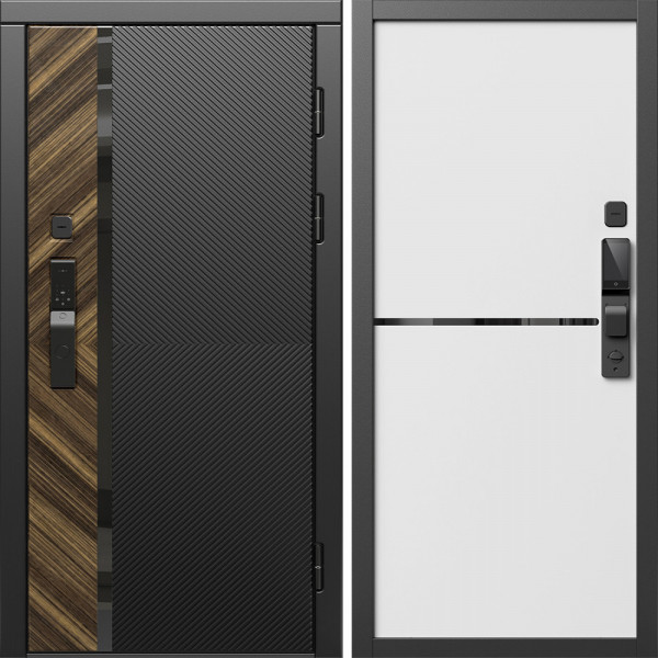 Входная дверь Termo-Door Смарт Браш - Нео White