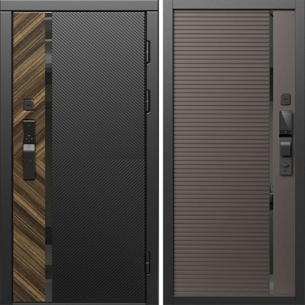 Входная дверь Termo-Door Смарт Браш - Порте Шоколад
