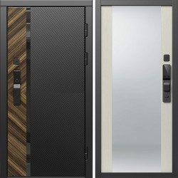 Входная дверь Termo-Door Смарт Браш - Зеркало лиственница