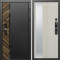 Входная дверь Termo-Door Смарт Браш - Зеркало Люмис Соновая Кость