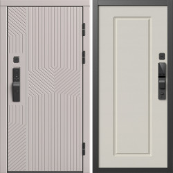 Входная дверь Termo-Door Смарт Эклипс Капучино - Гранд Слоновая кость