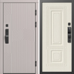 Входная дверь Termo-Door Смарт Эклипс Капучино - Мадрид Лиственница